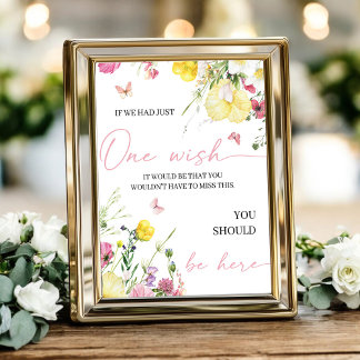 Póster Si tuviéramos un deseo, tú estarías aquí