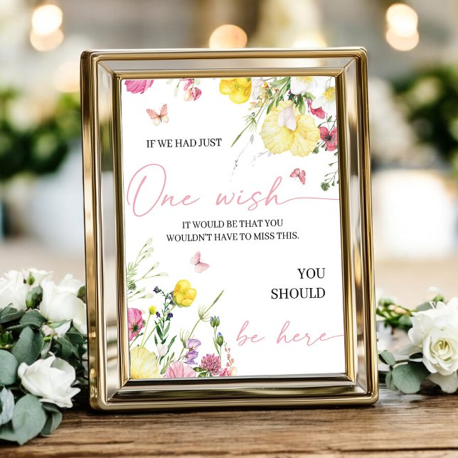 Póster Si tuviéramos un deseo, tú estarías aquí (Subido por el creador)