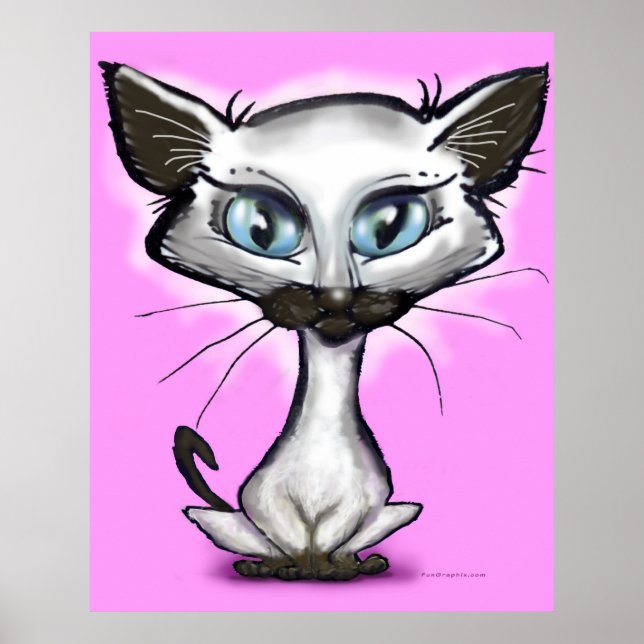 Póster Siamese Kitten (Frente)