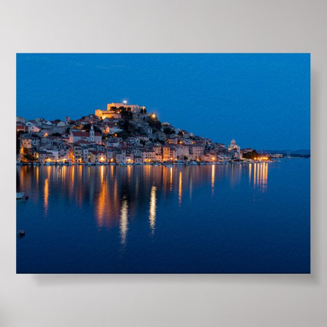 Póster Sibenik en la hora azul (Frente)