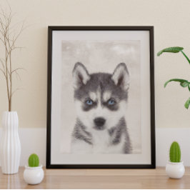 Poster Siberian Husky
