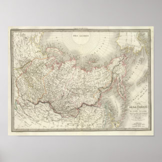 Póster Siberie, Russie d'Asie - Rusia y Siberia
