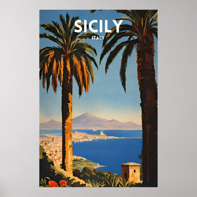 Póster Sicilia (Frente)