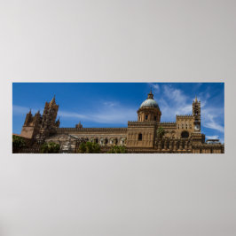 Póster Sicilia - Catedral del poster de Palermo