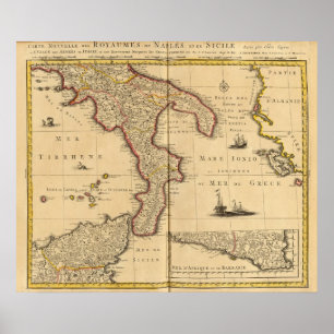 Póster Sicilia Italia