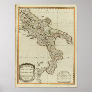 Póster Sicilia, Reino de Nápoles