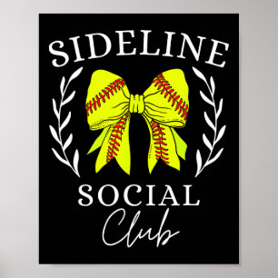 Póster Sideline Social Club Coqueta Mamá Hermana Suave