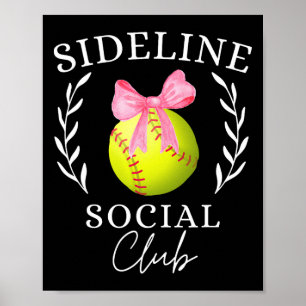Póster Sideline Social Club Coqueta Mamá Hermana Suave