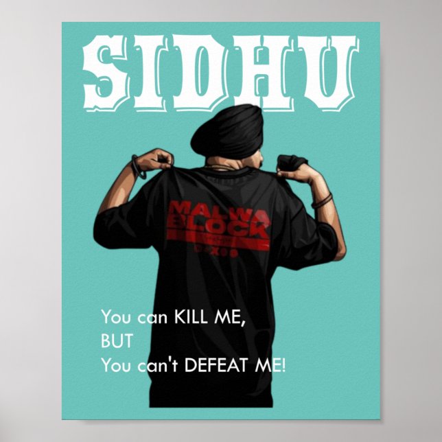 Póster Sidhu Moosewala Desi Merch Punjabi Pullover (Frente)