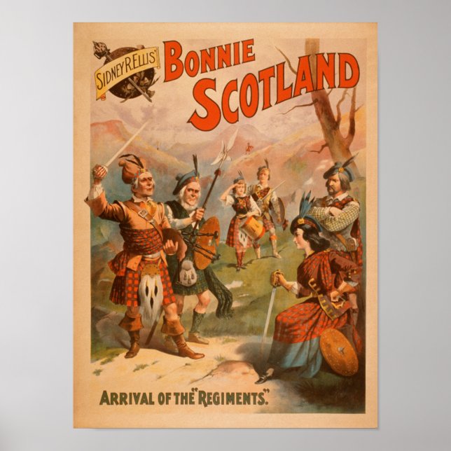 Póster Sidney R. Ellis' Bonnie Scotland Scottish Play 4 (Frente)
