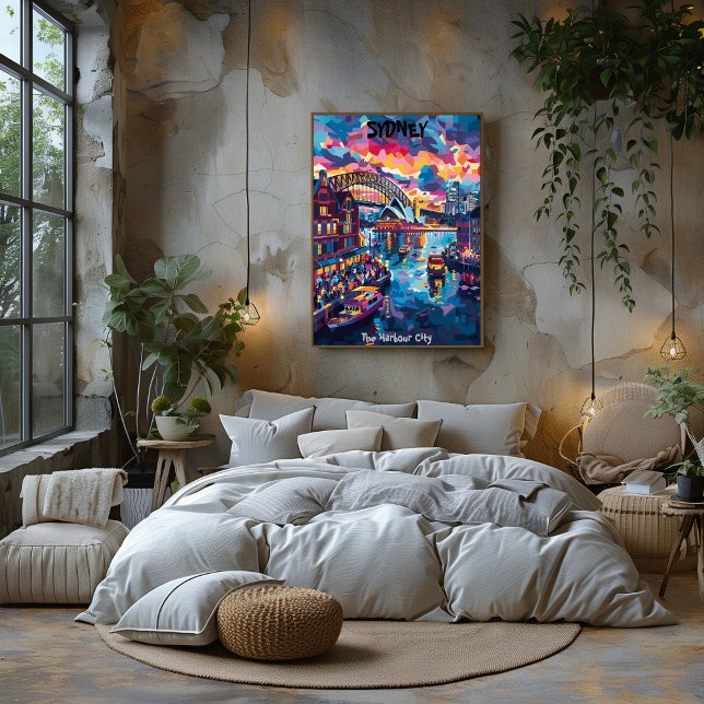 Póster Sídney: The Harbour City - Arte Contemporáneo (Subido por el creador)