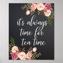 Siempre es hora de tomar el té