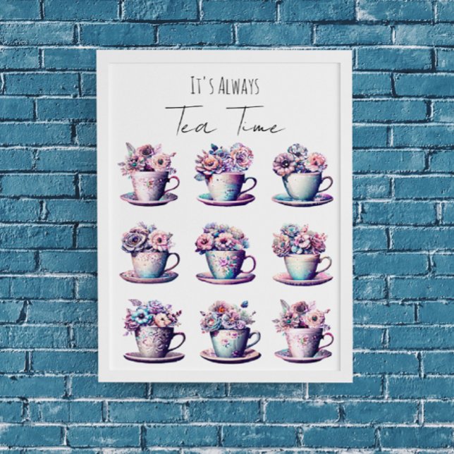 Póster Siempre es tiempo de té (Subido por el creador)