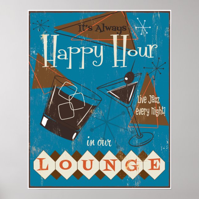 Póster Siempre es un Poster de Happy Hour (Frente)