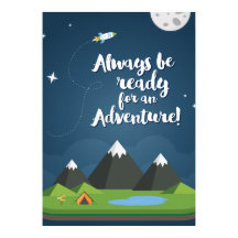 ¡Siempre esté listo para una aventura! Guardería y