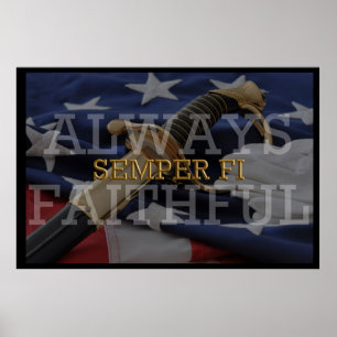 Póster Siempre fiel - poster de Semper Fi