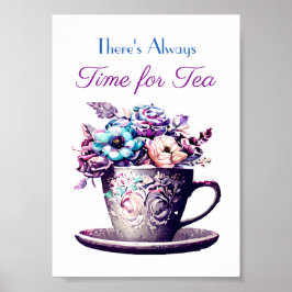 Póster Siempre hay tiempo para el té