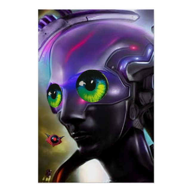 Póster Siempre mirando - Ken Gage Art (Anverso)