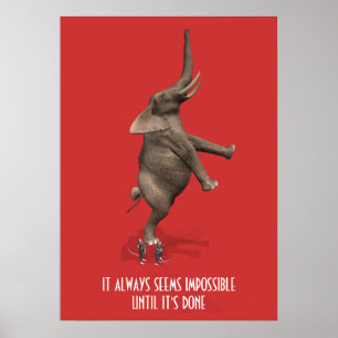 Póster ¡¡Siempre parece imposible hasta que se hace!!