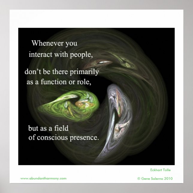 Póster Siempre que interactúes con personas (Frente)