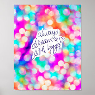 Póster Siempre soñar con un Poster más grande