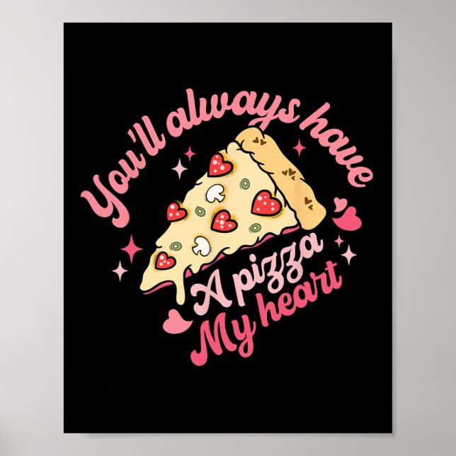 Póster Siempre Tendrás Una Porción De Mi Corazón Dulce Va (Frente)