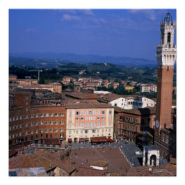 Póster Siena Toscana Italia