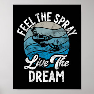 Póster Sienta El Spray En Vivo El Dream Water Ski