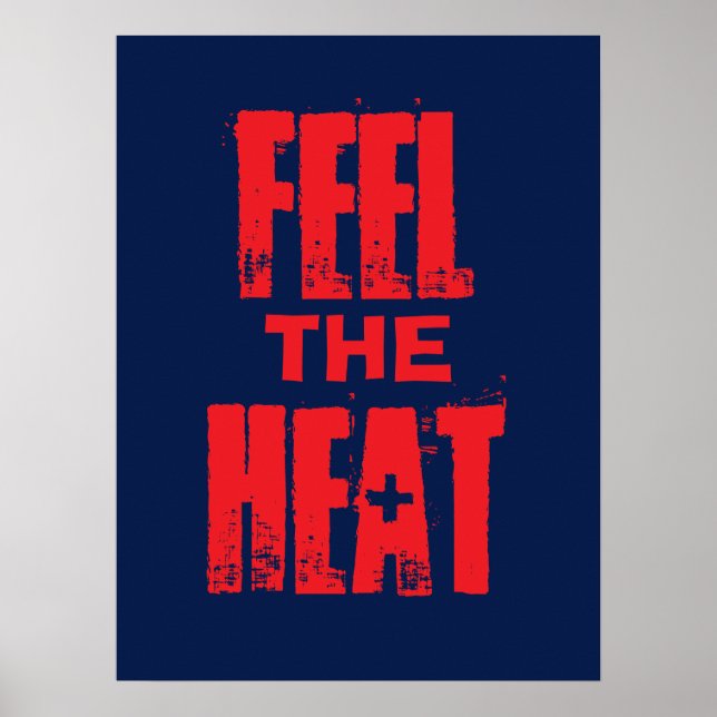 Póster Siente el calor (Frente)