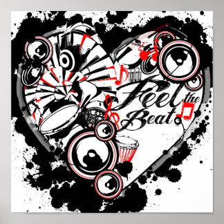 Póster Siente el ritmo