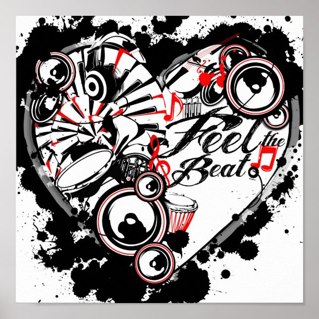 Póster Siente el ritmo (Frente)