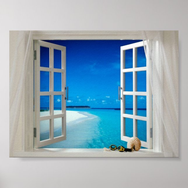 Póster Siente que estás en el océano (Frente)