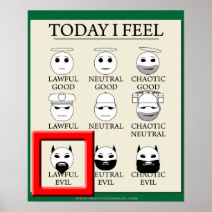 Póster Siento hoy mal legal