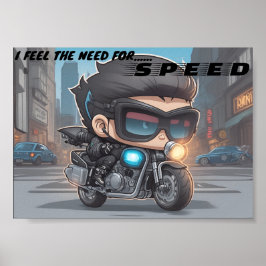 Póster Siento la necesidad, la necesidad de velocidad