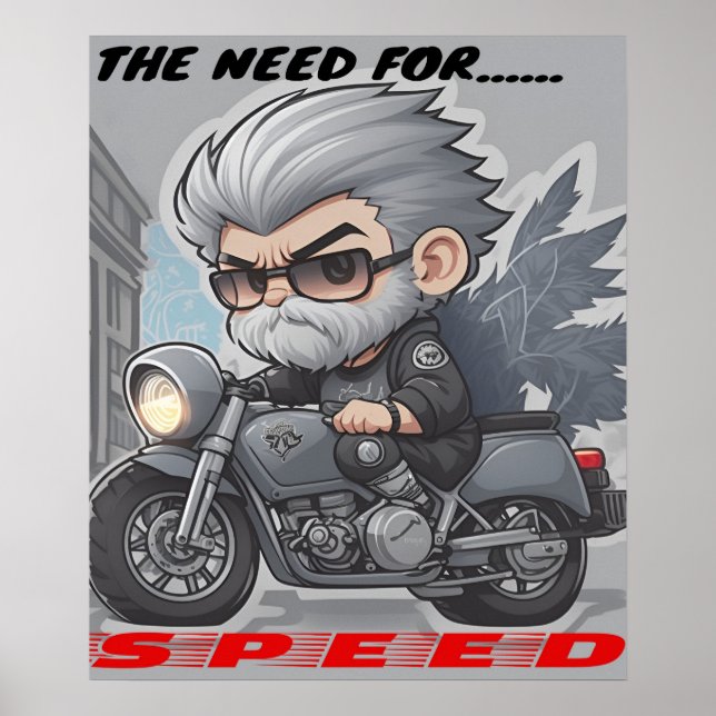 Póster Siento la necesidad, la necesidad de velocidad (Frente)