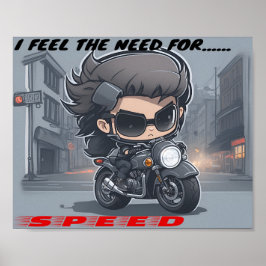 Póster Siento la necesidad, la necesidad de velocidad