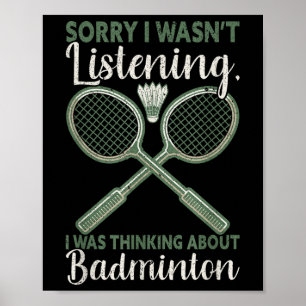 Póster Siento No Haber Escuchado Que Pensaba En Badmi