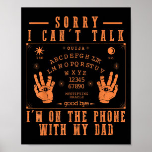 Póster Siento no poder hablar por teléfono con mi papá Bo