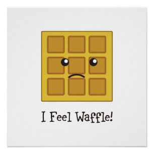 Póster ¡Siento Waffle!