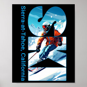 Póster Sierra-at-tahoe Guay Ski Outdoor S