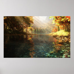 Póster Sierra de Otoño