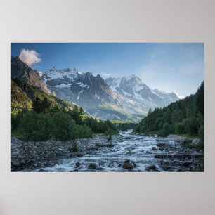 Póster Sierra   Mont Blanc Massif, Italia