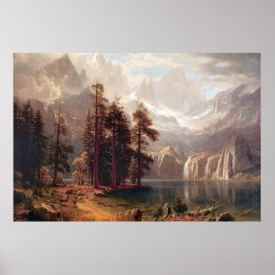Póster Sierra Nevada de Albert Bierstadt, 1871