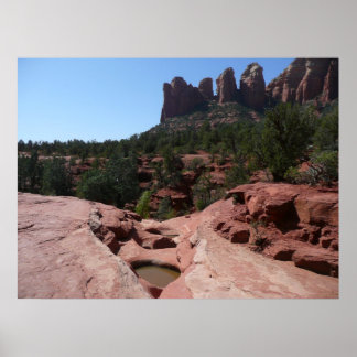 Póster Siete piscinas sagradas en Sedona Arizona