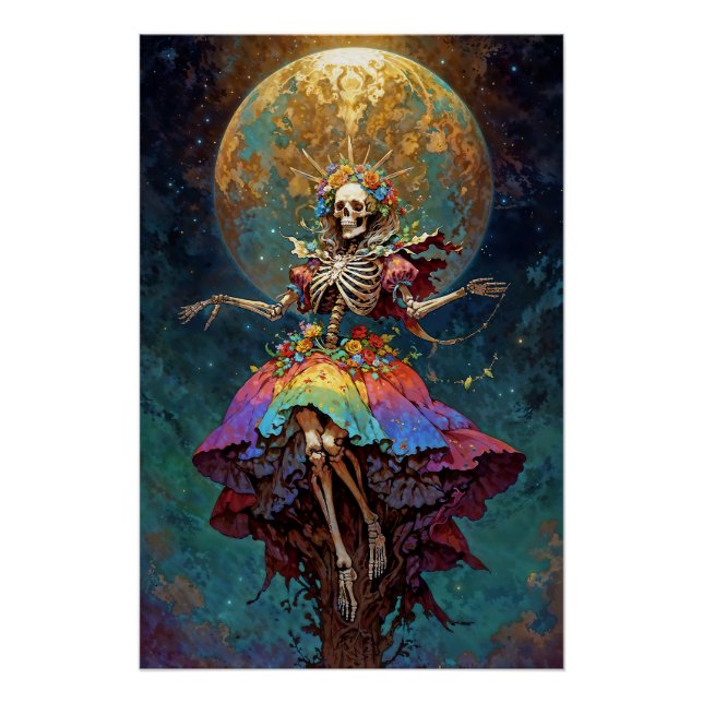 Póster Siete Poderes Santa Muerte (Anverso)