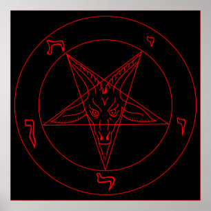 Póster Sigil de Baphomet