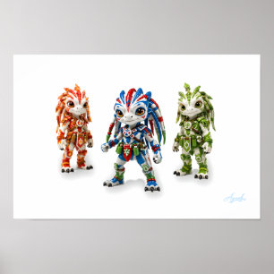 Póster Sigilkin — Guardianes Tribales