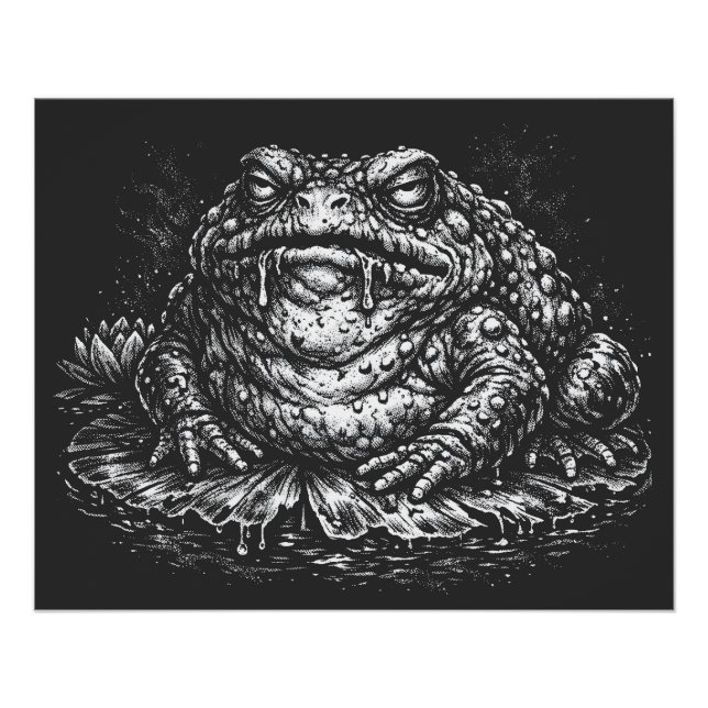 Póster Sigilo del Sapo Embrujado por BurnsInHell (Anverso)