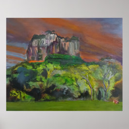 Póster Sigiriya Lion Rock – Vibrante Sri Lanka