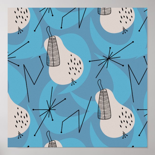 Póster Siglo festivo de mediados de siglo (Frente)